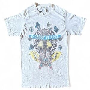 80s Robert Plant / Led Zeppelin VTG 1988 Licensed Single Stitch Medium 16x25